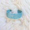 Aqua Blue Cuff - Small